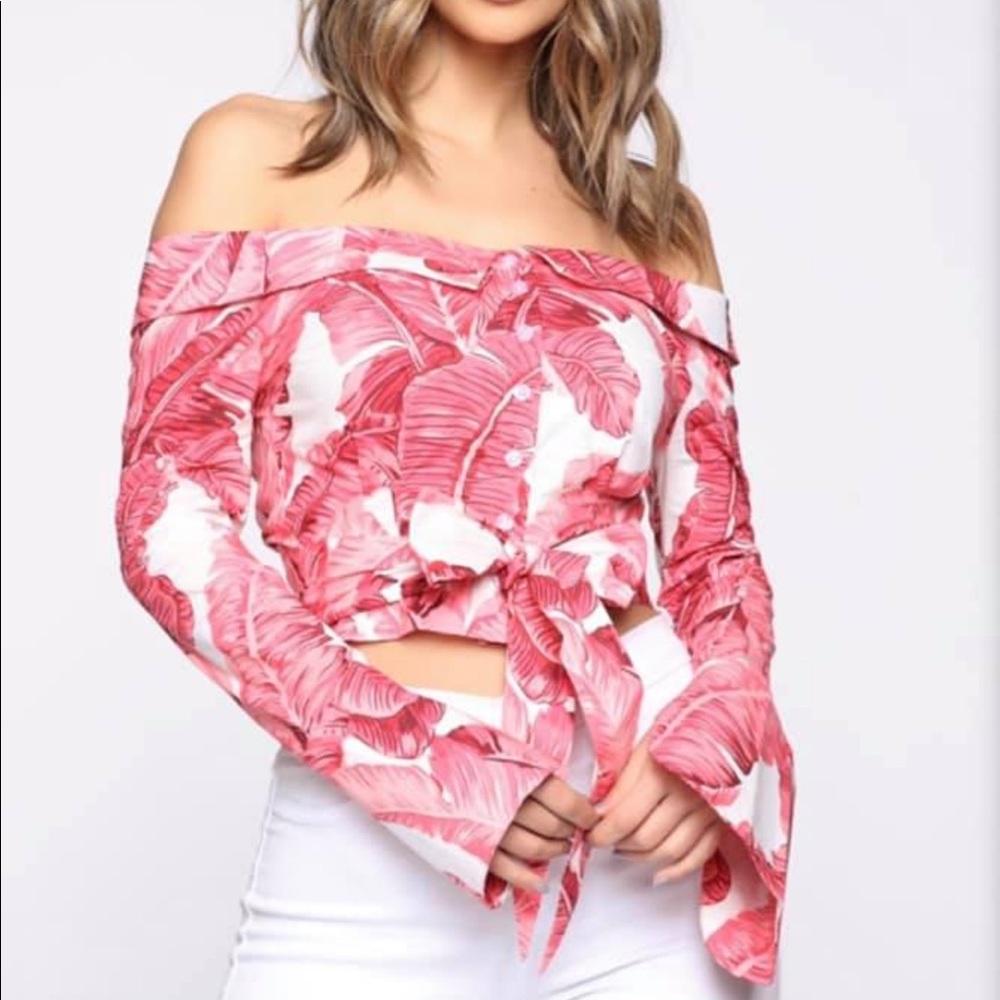 Living Paradise Off Shoulder Shirt